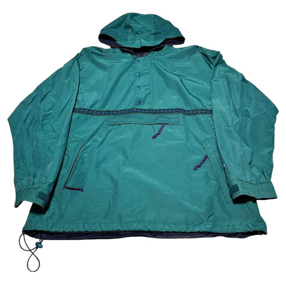 Vintage‎ Eastern Mountain Sports EMS Aztec Turquoise Jacket Adult 2XL